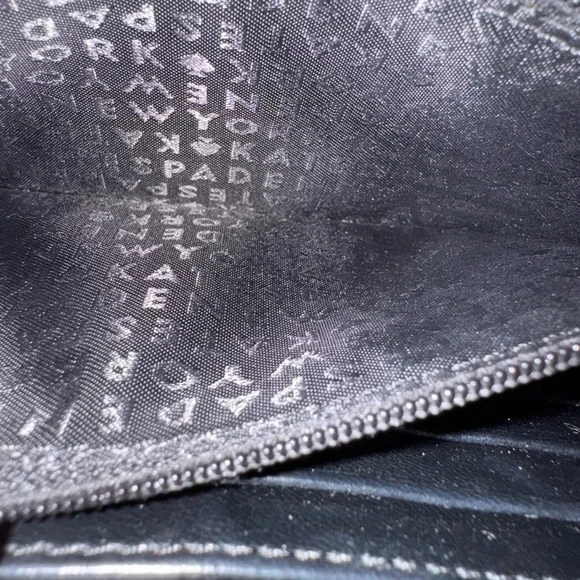 Kate Spade Black Wallet with Gold Zipper - Picture 6 of 13